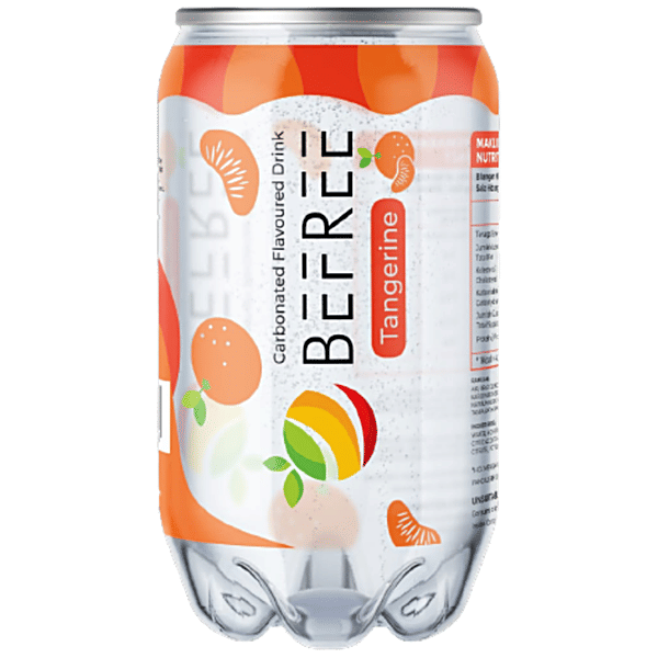 Buy BEFREE Carbonated Flavoured Drink Tangerine, Refreshing, Cholesterol Free Online at Best