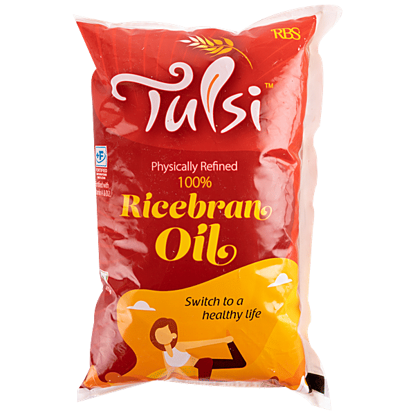 Buy TULSI Rice Bran Oil Physically Refined, High Smoke Point Online