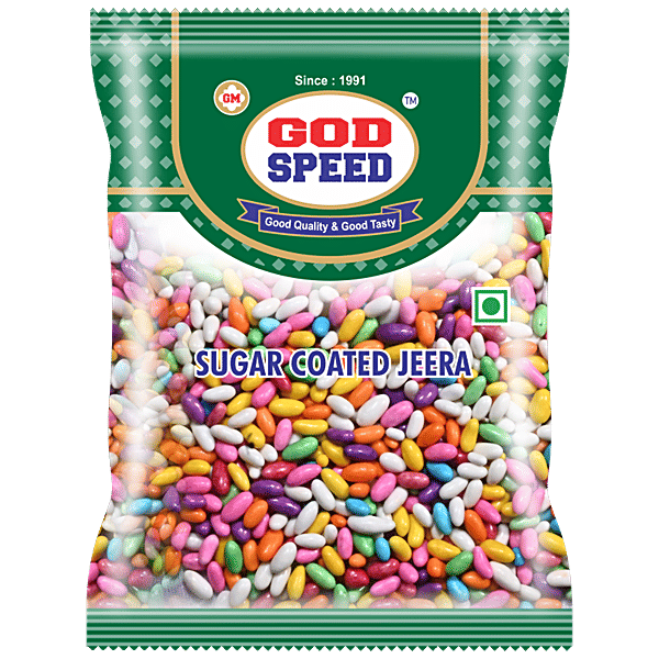 Buy GOD SPEED Sugar Coated Jeera Assorted Colours Online at Best