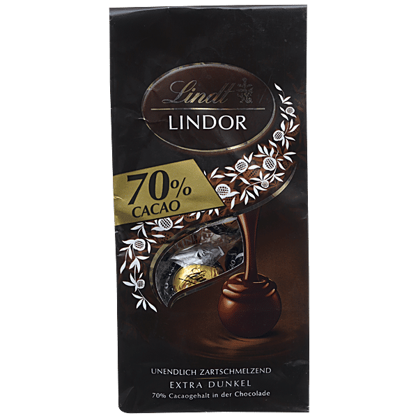 Buy Lindt Lindor 70 Cacao Dark Premium Luxury Chocolates Online at