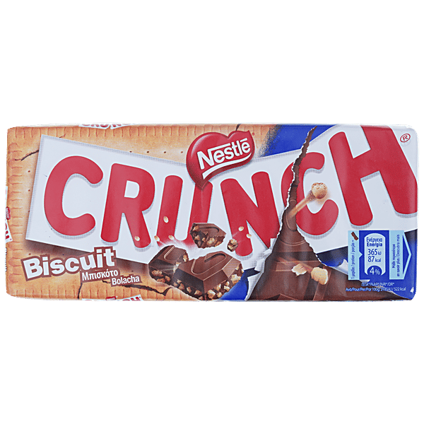 Buy Nestle Crunch Biscuit Smooth Milk Chocolate Online at Best Price of