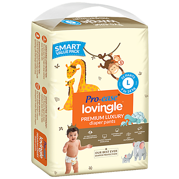 Buy Proease Lovingle Premium Luxury Diaper Pants Cottony Dry Top