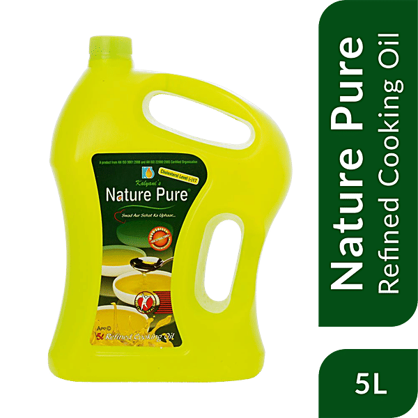 Buy NATURE PURE Rice Bran Oil Refined, Vitamin A, D, E, Boosts