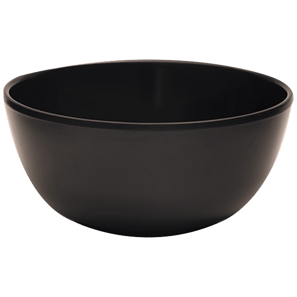 Buy Dinewell Veg Bowl Black, Round, Melamine, BPA Free Online at Best