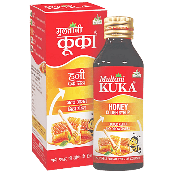 Buy Multani Kuka Honey Cough Syrup Pure Tulsi, Natural & Safe, No