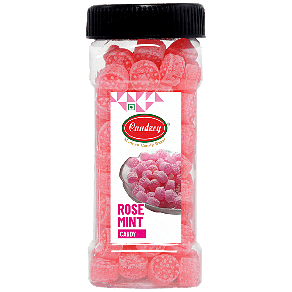 Buy CANDZEY Rose Mint Candy HardBoiled, Sweet Online at Best Price