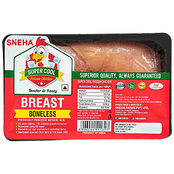 Buy Super Cool Frozen Chicken Breast Boneless, Fresh, NutrientRich