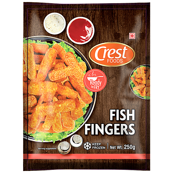 Buy Crest Foods Fish Fingers Ready To Fry, High Quality Online at Best Price of Rs 200 bigbasket