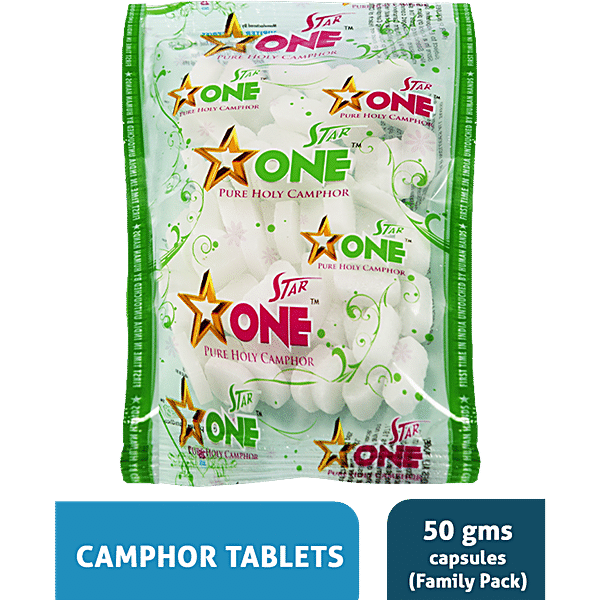 Buy Star One Pure Camphor Tablets - Refreshing Aroma, Leaves No