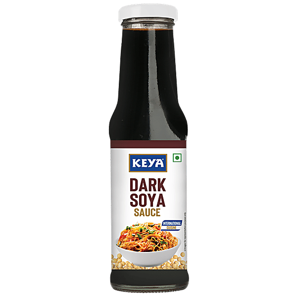 Buy Keya Dark Soya Sauce For Preparing Machow Soup, Sizzler, Chinese