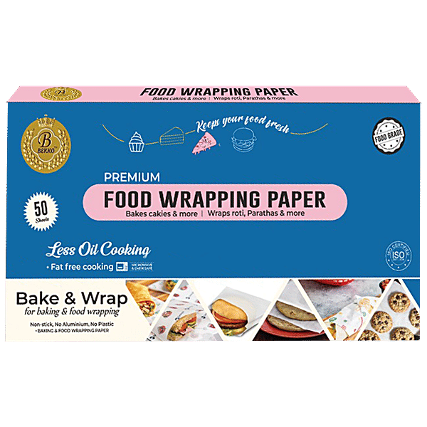 Buy Bekko Food Wrapping Paper Sheet 30 X 30 cm, Premium, NonStick