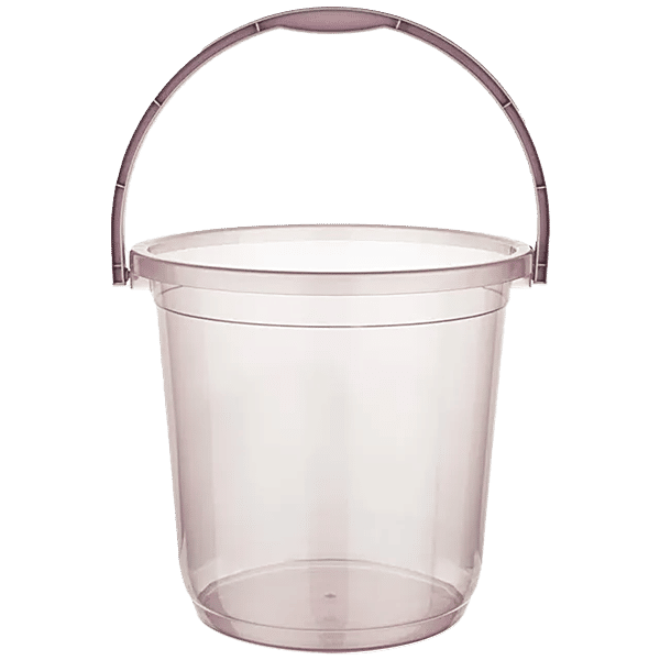 Buy Asian Century Bucket Plastic, Transparent, Brown, High Quality