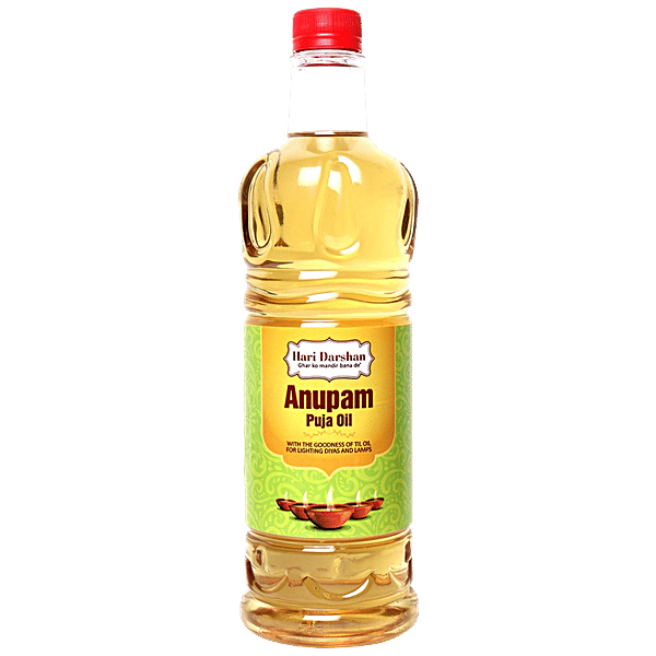 Buy Hari Darshan Anupam Puja Oil Til Sesame, For Diyas & Lamps Online