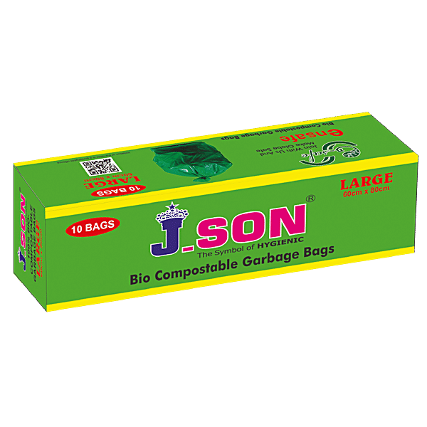 Buy J_son Bio Compostable Garbage Bags Large, Used For Dry & Wet