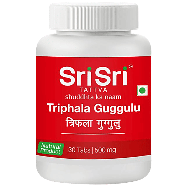 Buy Sri Sri Tattva Triphala Guggulu 500 mg Natural Product, Multiple