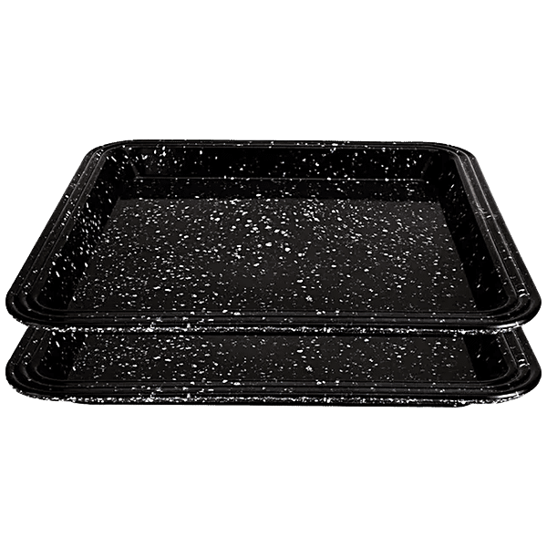 Buy DP Square Serving Tray Black Dot, Melamine Online at Best Price