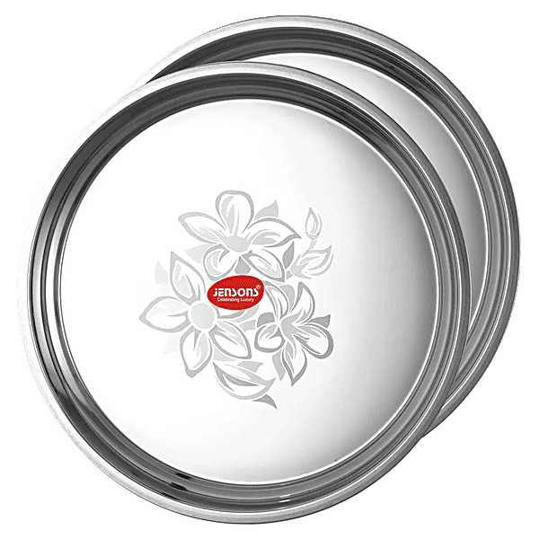 Buy Jensons Stainless Steel Quarter Plates Strong, Durable