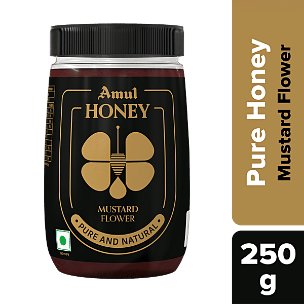 Buy Amul Mustard Flower Honey Pure, Natural Sweetener, Rich In