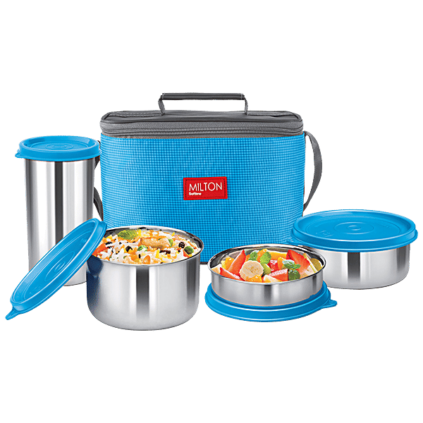 Buy Milton Delicious Combo Stainless Steel Insulated Lunch/Tiffin Box Containers & Tumbler