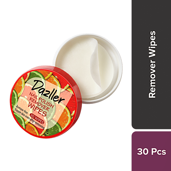 Buy Dazller Nail Polish Remover Wipes Acetone Free Online at Best Price of Rs 45 bigbasket