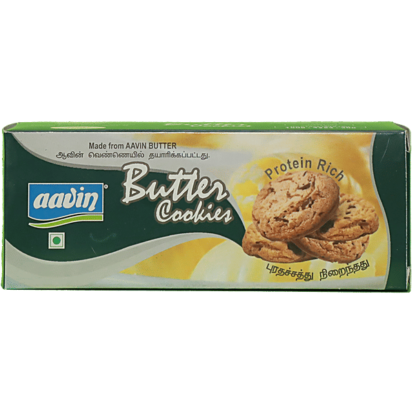 Buy Aavin Butter Cookies Crunchy, Protein Rich Online at Best Price