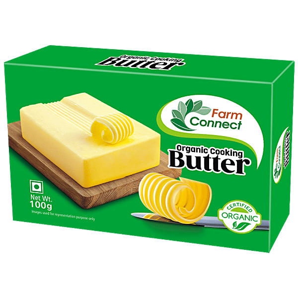 Buy Farm Connect Organic Cooking Butter Extra Creamy, Natural Flavour