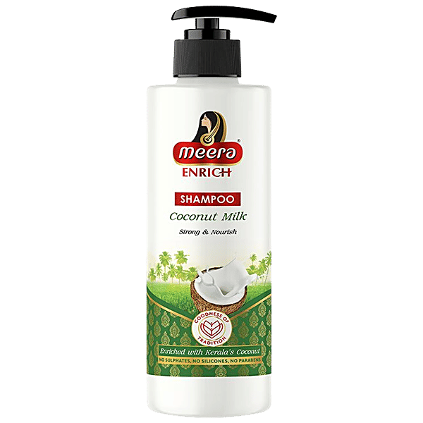 Buy Meera Enrich Shampoo With Kerala's Coconut Milk, For Strong
