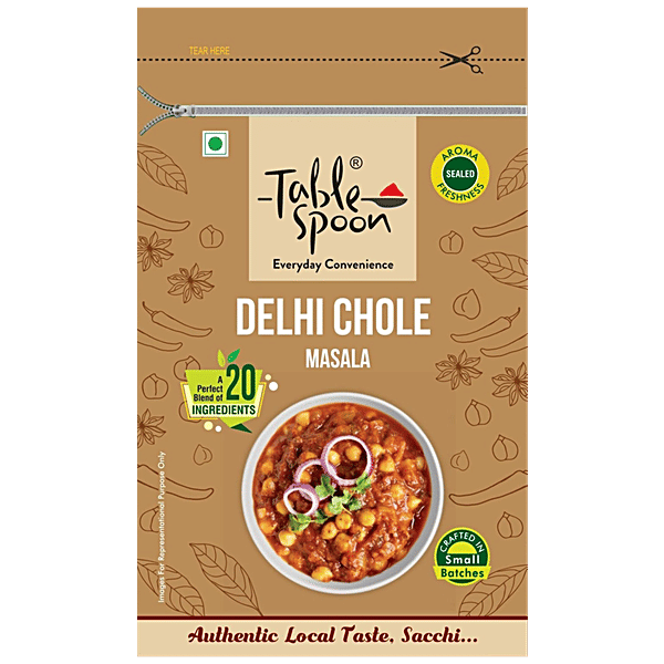 Buy Tablespoon Delhi Chole Masala Blend Of 20 Ingredients, Rich Aroma