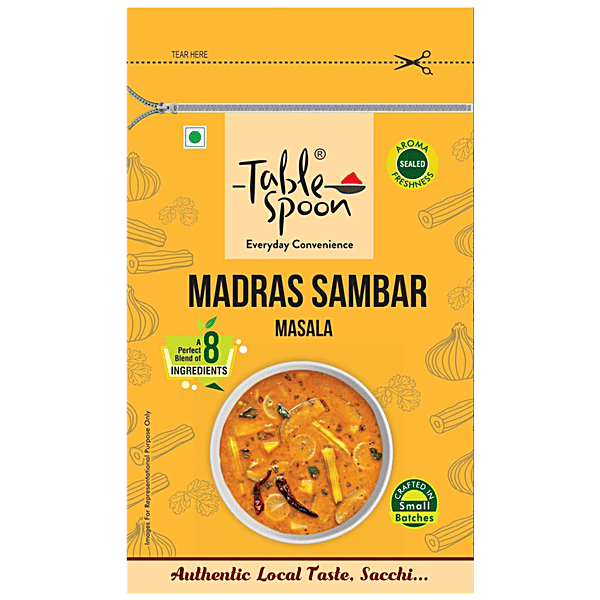 Buy Tablespoon Madras Sambar Masala Blend Of 8 Ingredients, Rich