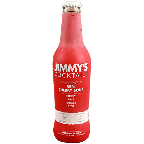 Buy JIMMY'S COCKTAILS Gin Cherry Sour Cocktail Mixer Ready To Serve