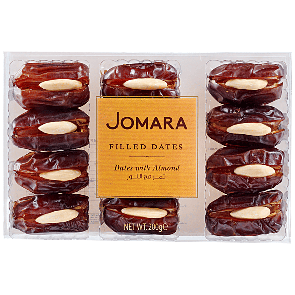 Buy JOMARA Dates Filled Almond Delicious Treat, Rich In Iron Online