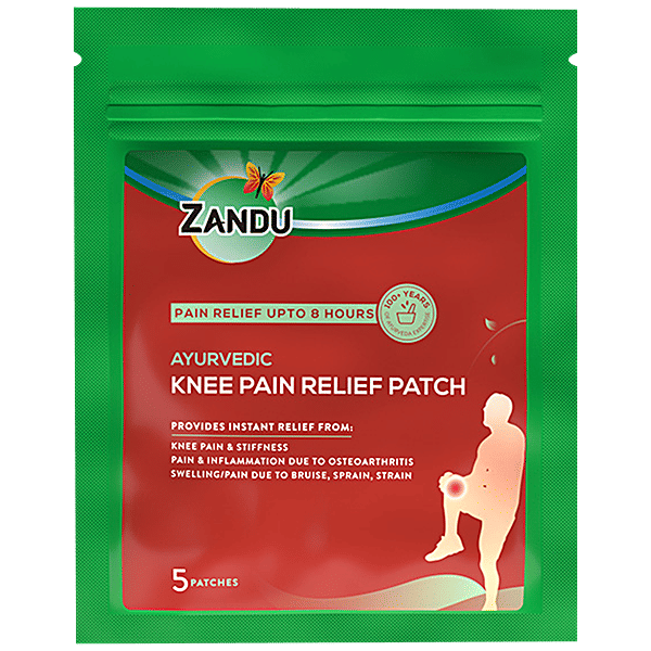 Buy ZANDU Knee Pain Relief Patch Ayurvedic, For Pain & Stiffness