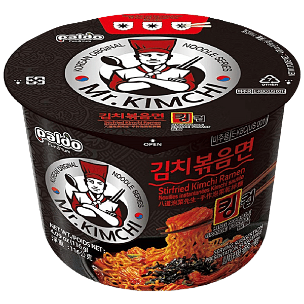 Buy Paldo Mr. Kimchi Korean Cup Noodles Spicy, Stirfried Ramen Online