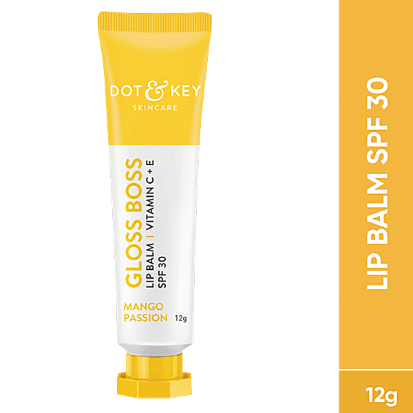 Buy Dot & Key Gloss Boss Lip Balm With Vitamin C, E SPF 30, Mango