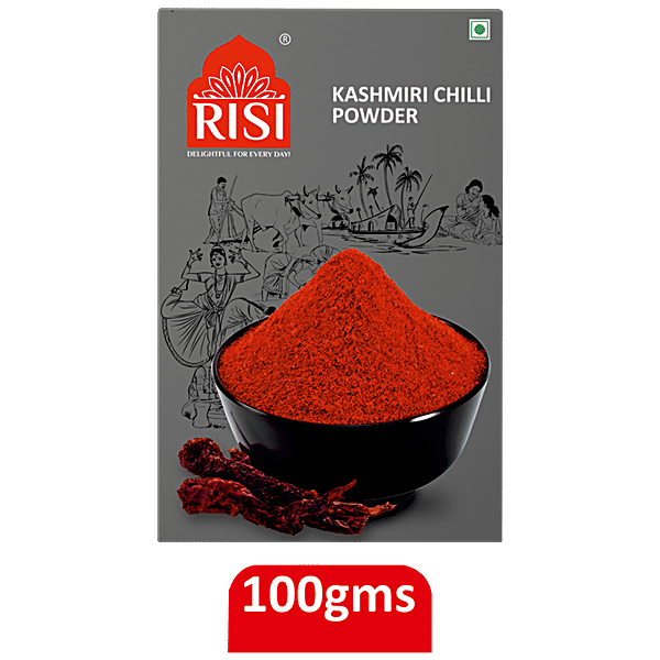 Buy RISI SPICES Kashmiri Chilli Powder Adds Flavour, No Preservatives