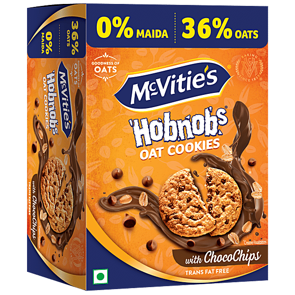 Buy McVitie's Hobnobs Oat Cookies With Chocochips Online at Best Price