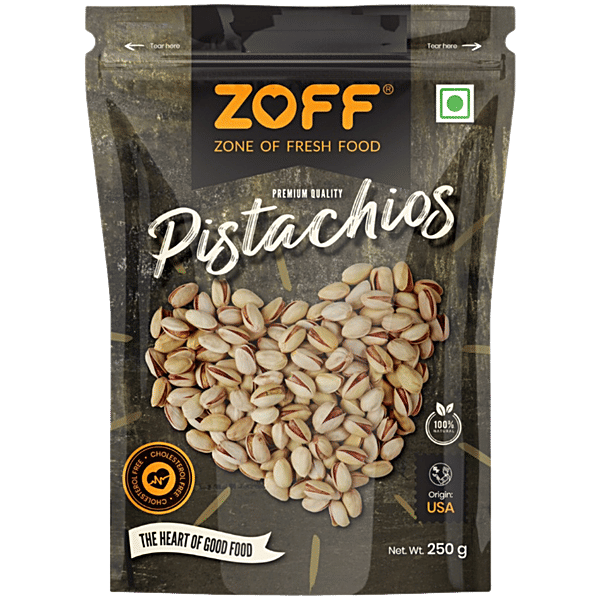 Buy Zoff Roasted Pistachios Rich In Fiber, Regulates Blood Sugar