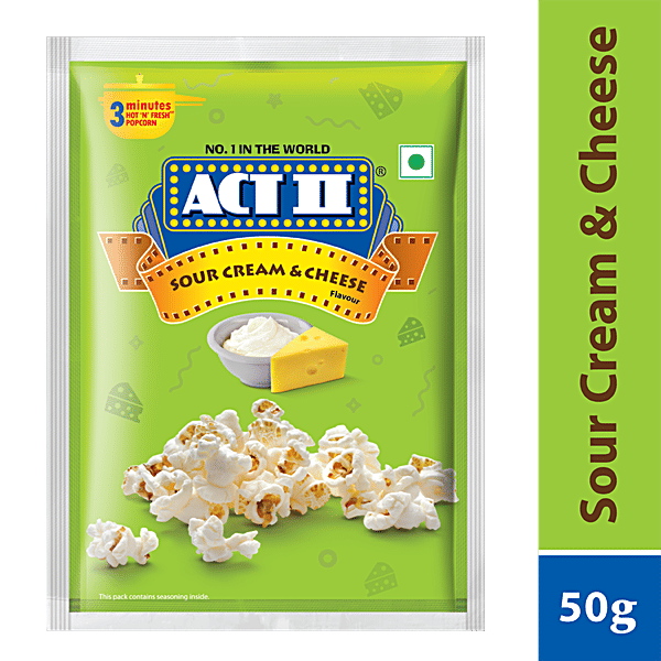 Buy ACT II Instant Popcorn Sour Cream & Cheese Flavour Online at Best Price of Rs 15 bigbasket