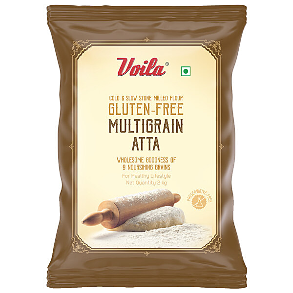 Buy VOILA GlutenFree Multigrain Atta Wholesome, Goodness Of Nourishing Grains Online at Best