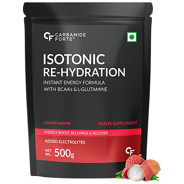 Buy Carbamide Forte Isotonic Rehydration Powder Litchi Flavour