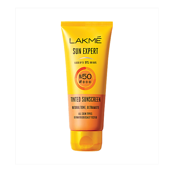 Buy Lakme Sun Expert Tinted Sunscreen SPF 50, PA+++, Natural Tone