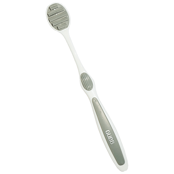 Buy Gubb T+ Tongue Cleaner Rubber Scrapper, Grey, Strong Cleaning Action Online at Best Price