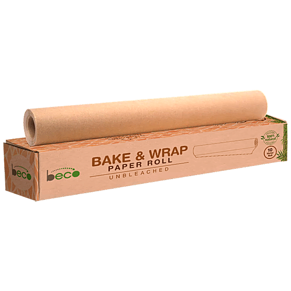 Buy BECO Bake & Wrap Paper Roll 10 m, Unbleached Online at Best Price of Rs 159 bigbasket