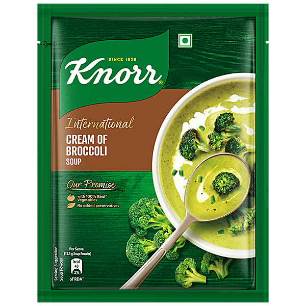 Buy Knorr International Cream Of Broccoli Soup With Real Vegetables