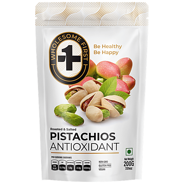 Buy Wholesome First Roasted & Salted Pistachios Rich In Antioxidants