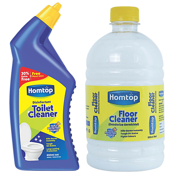 Buy Homtop Disinfectant Toilet Cleaner Kills 99.9 Germs, Tough On