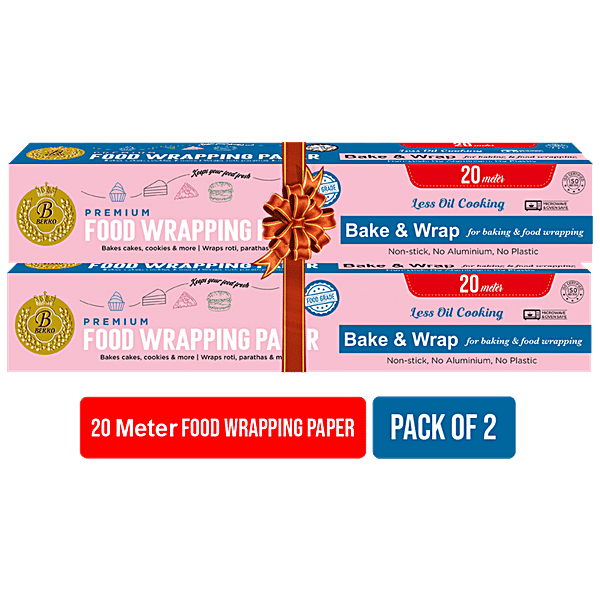 Buy Bekko Food Wrapping Paper For Baking 20 m, Premium, NonStick