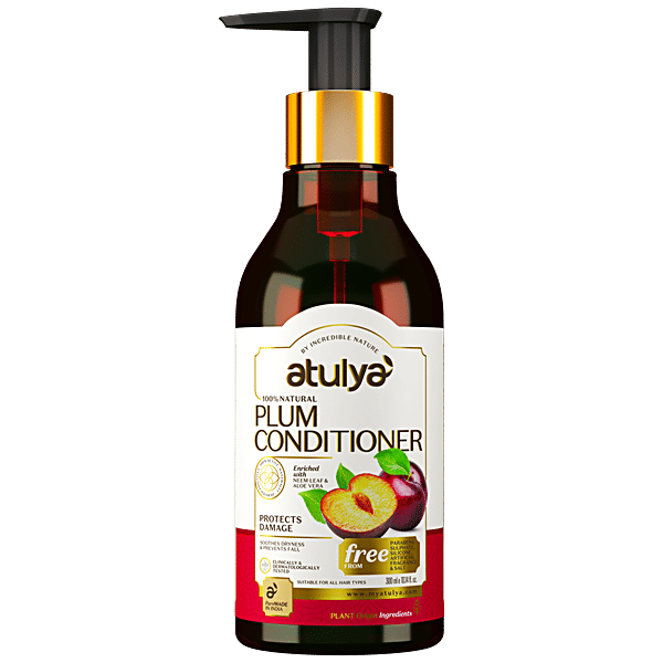 Buy ATULYA Plum Conditioner With Neem Leaf, Protects Damage, Soothes Dryness Online at Best
