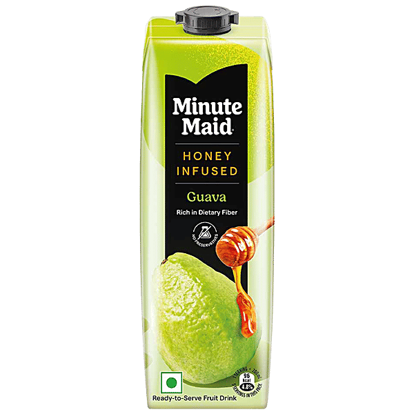 Buy Minute Maid Guava Juice Honey Infused, Ready To Serve, Fruit
