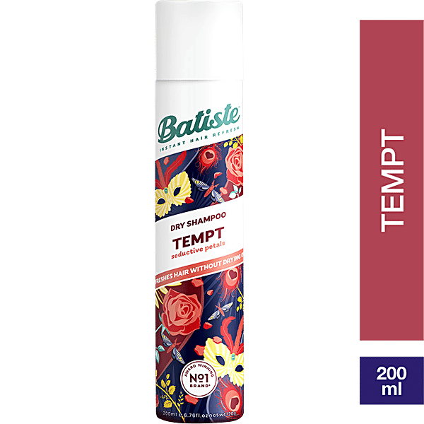 Buy Batiste Dry Shampoo Tempt, Seductive Petals, Refreshes Hair